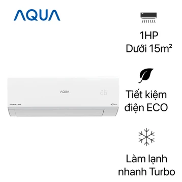 Máy lạnh Aqua 1.0HP inverter 2026 (AQA-RUV10RB5)