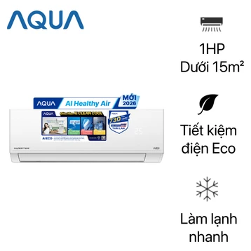 Máy lạnh Aqua 1.0HP inverter 2026 (AQA-RV10QA5)