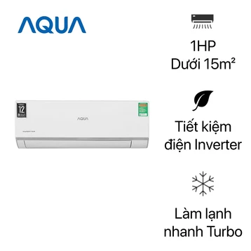 Máy lạnh Aqua 1.0HP Inverter 2024 (AQA-RUV10RB2)