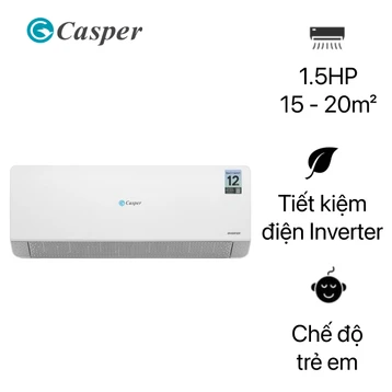 Máy lạnh Casper 1.5HP 2024 (QC-12IS36)