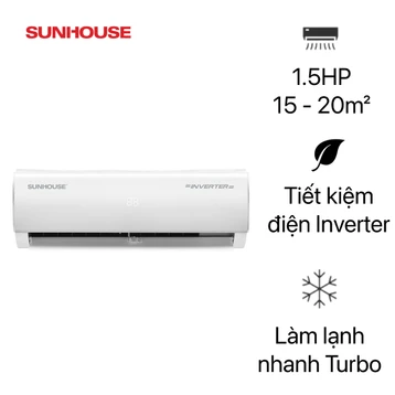 Máy lạnh Sunhouse 1.5HP inverter 2026 (SHR-AW12IC610)