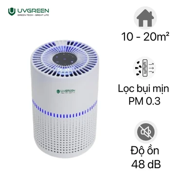 Máy lọc không khí UVGREEN KA150-S cho phòng 10-20 m2 (UVC LED – HEPA H13)
