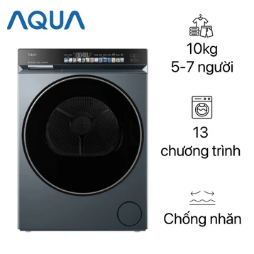 Máy sấy Aqua bơm nhiệt 10kg 2025 (AD10-AR377U1L)