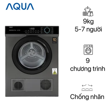 Máy sấy Aqua thông hơi 9kg 2024 (AQH-V901K.PS)