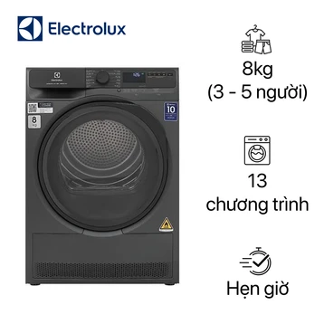 Máy sấy Electrolux bơm nhiệt 8kg 2024 (EDH803J5SC)