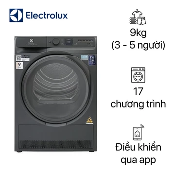 Máy sấy Electrolux bơm nhiệt 9kg 2024 (EDH902R9SC)