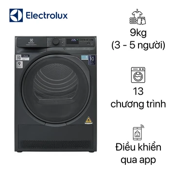 Máy sấy Electrolux bơm nhiệt 9kg 2024 (EDH903R7SC)