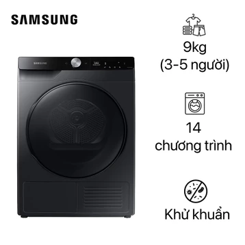 Máy sấy Samsung bơm nhiệt 9kg 2021 (DV90T7240BB/SV)