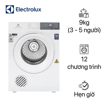 Máy sấy Electrolux thông hơi 9kg 2024 (EDV904H3WC)