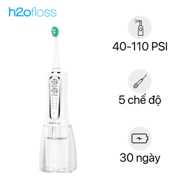 Máy tăm nước kết hợp bàn chải điện 2 trong 1 H2ofloss HF-S01