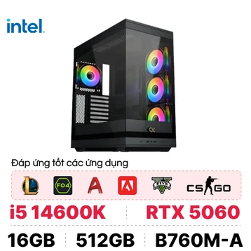 PC CPS Đồ Hoạ D07 i5 14600K / 16GB - 512GB / RTX 5060