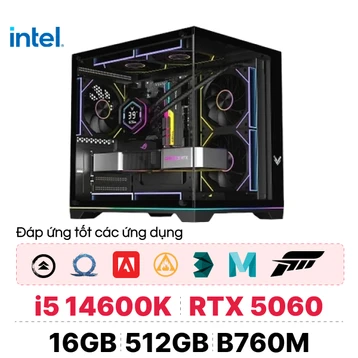 PC CPS Đồ Hoạ D07 i5 14600K / 16GB - 512GB / RTX 5060