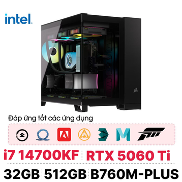 PC CPS Đồ Hoạ D09 i7 14700KF / 32GB - 512GB / RTX 5060 Ti
