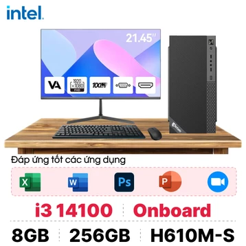 PC CPS văn phòng Intel i3 Gen 14 - Kèm màn hình