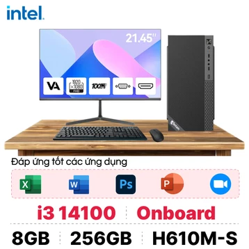 PC CPS văn phòng Intel i3 Gen 14 - Kèm màn hình