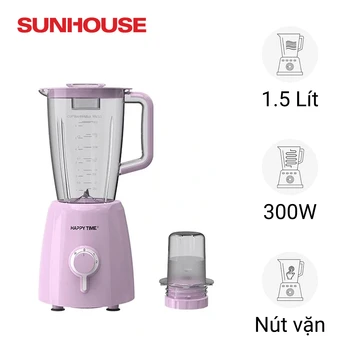 Máy xay sinh tố 2 cối nhựa Sunhouse SHD5116