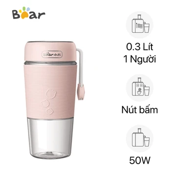 Máy xay sinh tố cầm tay mini Bear LLJ-B03C1 - Cũ