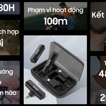Micro thu âm không dây Boya Link