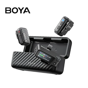 Microphone thu âm không dây Boya MIC 2 ( 2TX + 1RX )