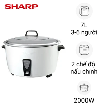 Nồi cơm điện nắp rời Sharp KSH-D77V