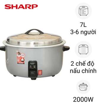 Nồi cơm điện nắp rời Sharp KSH-H90V-SL