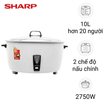 Nồi cơm điện nắp rời Sharp KSH-D1010V