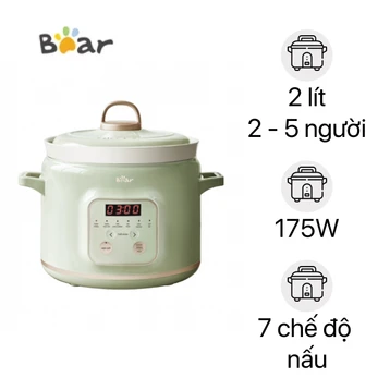 Nồi nấu chậm Bear SB-NNC20
