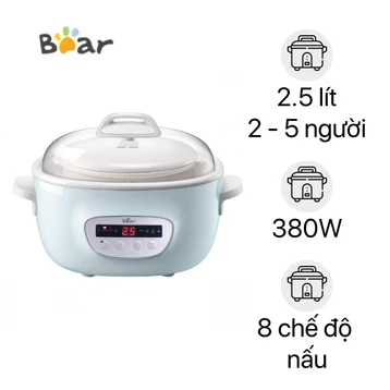Nồi nấu chậm Bear SUBE003 2.5L