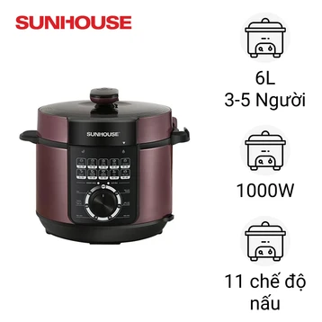Nồi áp suất điện Sunhouse SHD1657