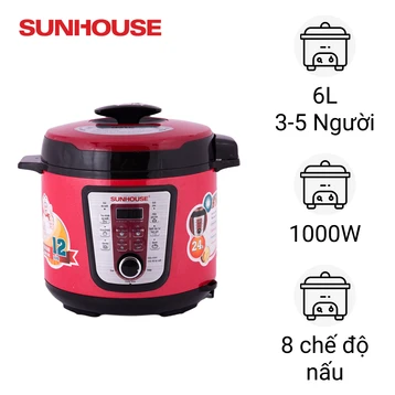Nồi áp suất điện Sunhouse SHD1767
