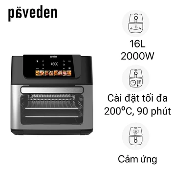 Nồi chiên không dầu 16L Paveden PAF-1622