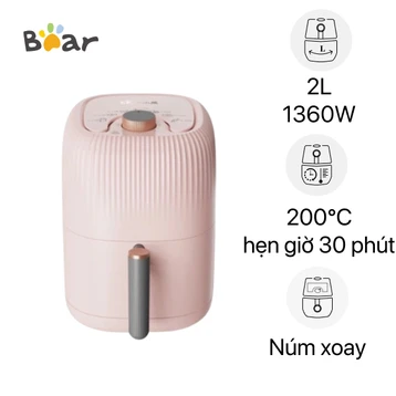 Nồi chiên không dầu Bear QZG-A14U1 2L