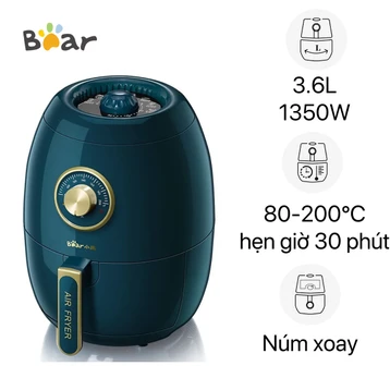 Nồi chiên không dầu Bear QZG-A14D1 3.6L