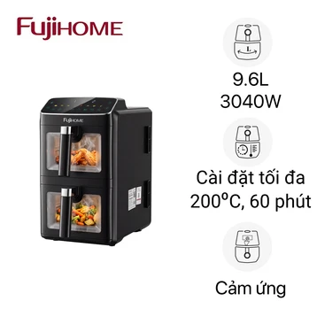 Nồi chiên không dầu Fujihome A10DG-DUAL