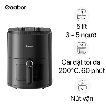 Nồi chiên không dầu Gaabor AF-45M02A 5L