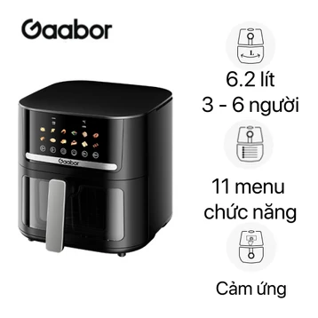 Nồi chiên không dầu điện tử Gaabor AF-80T01A 6.2L