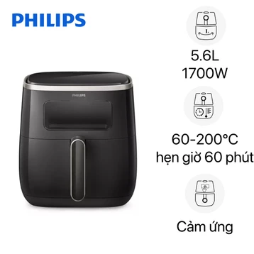 Nồi chiên không dầu Philips HD9257/80 5.6 lít