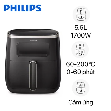 Nồi chiên không dầu Philips HD9257/80 5.6 lít