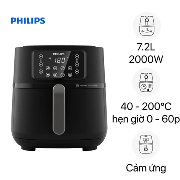 Nồi chiên không dầu Philips HD9285/90 7.2L