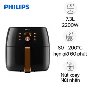 Nồi chiên không dầu Philips HD9860/90 7.3L