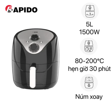 Nồi chiên không dầu Rapido RAF5.0M 5 lít