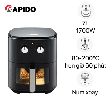 Nồi chiên không dầu Rapido SMART-7.0M 7 lít