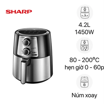 Nồi chiên không dầu SHARP KF-AF42MV-ST 4.2L - Cũ