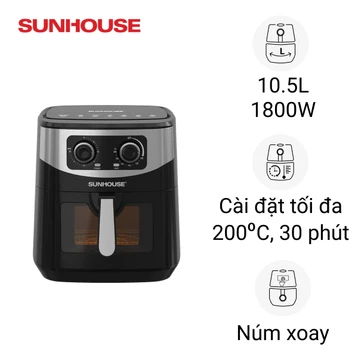 Nồi chiên không dầu 10.5L Sunhouse SHD4038