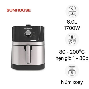 Nồi chiên không dầu Sunhouse SHD4027 6L