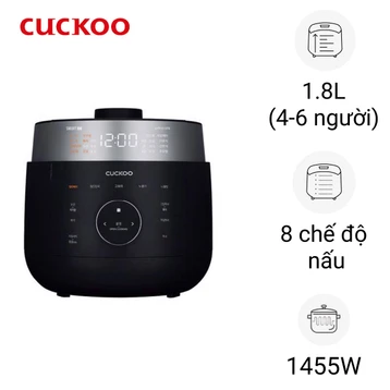 Nồi cơm điện cao tần áp suất kép Cuckoo CRP-LHTR1010FB 1.8L