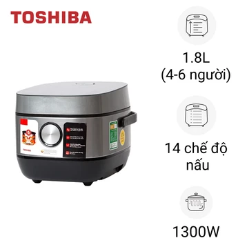 Nồi cơm điện cao tần 1.8L Toshiba RC-18IP1PV