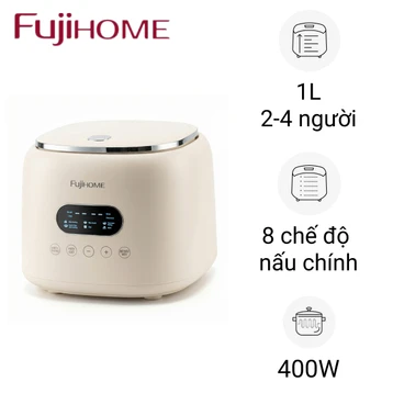 Nồi cơm điện FujiHome Inox Lowsugar RC10ALS
