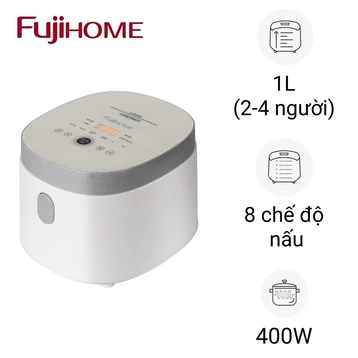 Nồi cơm điện FujiHome Inox Lowsugar RC10BLS