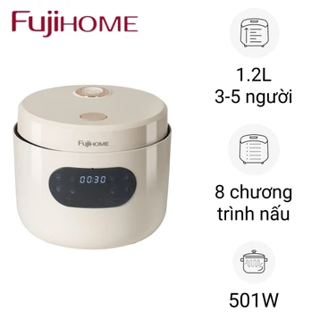 Nồi cơm điện FujiHome Inox Lowsugar RC12LS